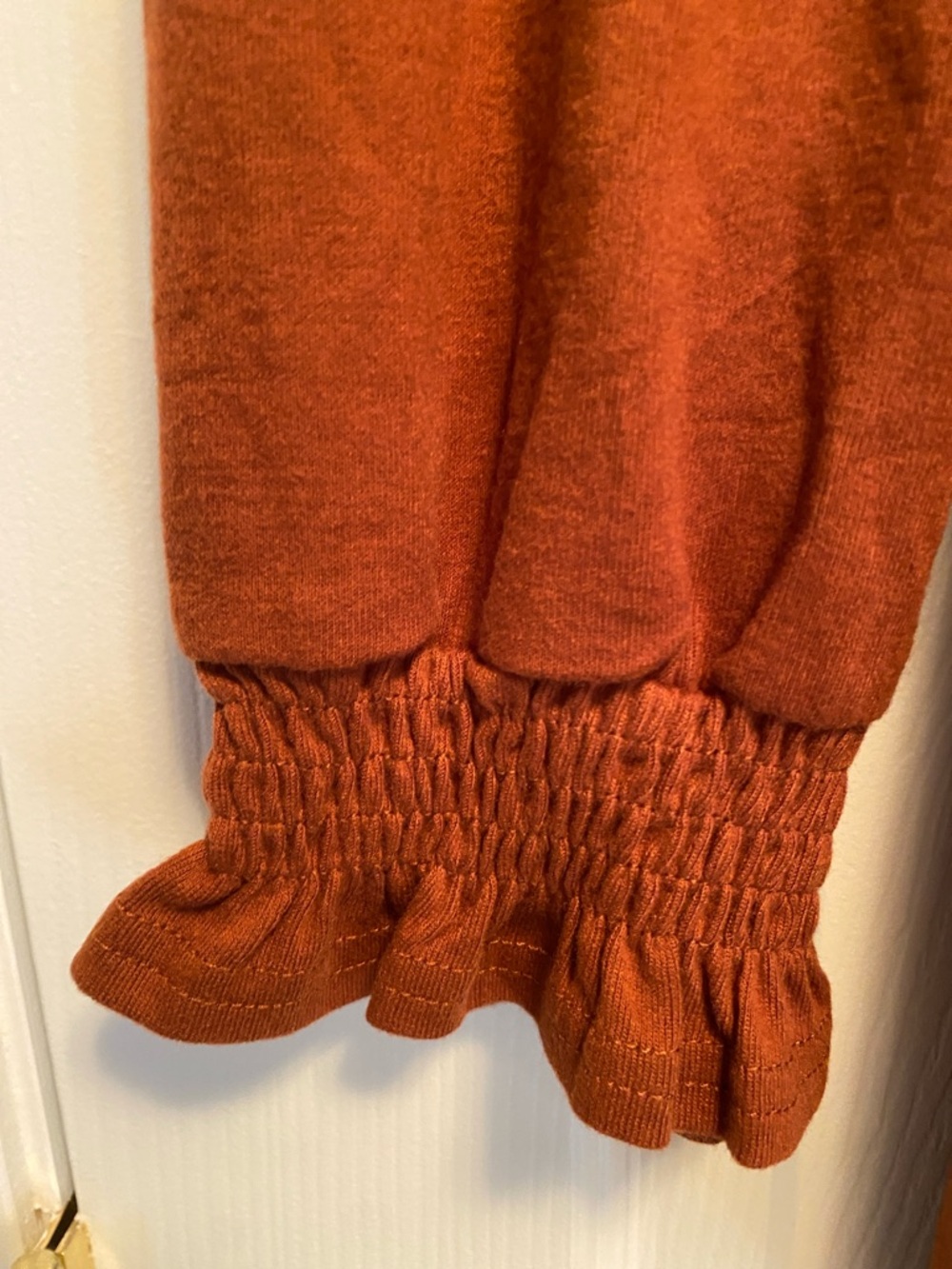 Women's Rust V-Neck Top…size 3XL - Picture 3 of 5